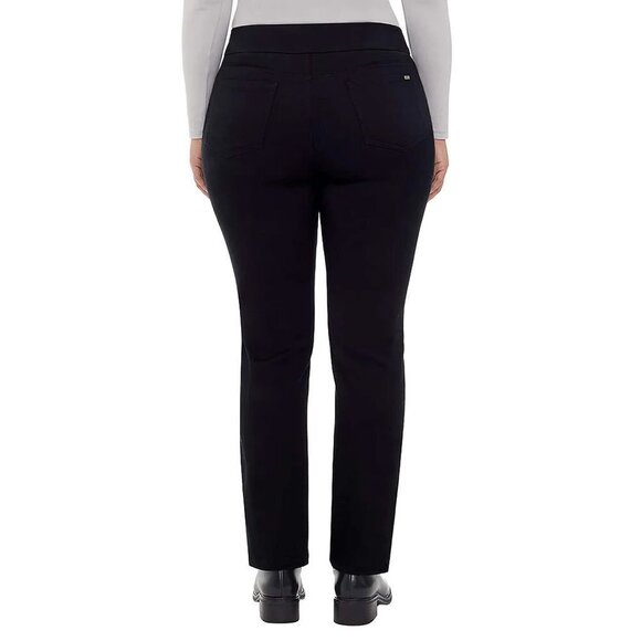 NEW Up! Pull-on 5-pocket Stretch Twill Pants | Black - Picture 4 of 5